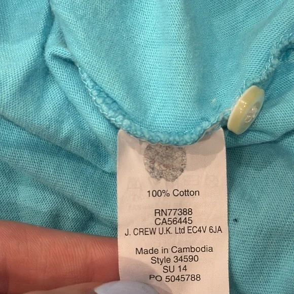 Crewcuts Everyday Boys Tee Blue Size 10 - Picture 3 of 4